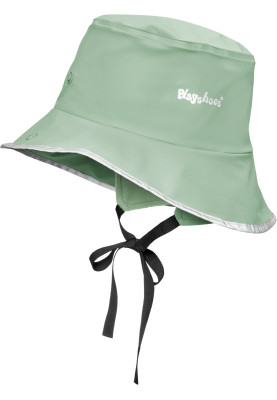 Chapeau de pluie pour enfant vert clair doublé polaire de Playshoes