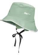 Chapeau de pluie pour enfant vert clair doublé polaire de Playshoes