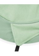Chapeau de pluie pour enfant vert clair doublé polaire de Playshoes 3