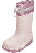 Bottes de pluie doublées pour enfant rose clair avec cordon – Playshoes 2