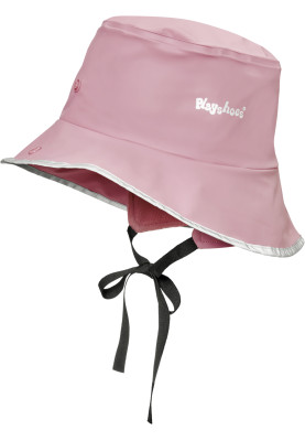 Chapeau de pluie pour enfant rose clair doublé polaire de Playshoes
