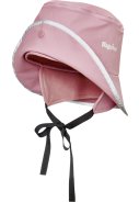 Chapeau de pluie pour enfant rose clair doublé polaire de Playshoes 2