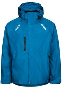 Veste imperméable respirante bleue (petrol) de Lyngsøe Rainwear 2