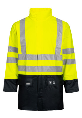 Imperméable haute visibilité Lyngsøe Rainwear jaune fluo/marine