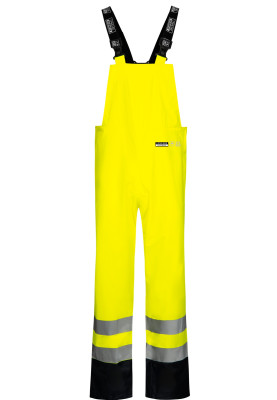 Salopette haute visibilité Lyngsøe Rainwear fluo jaune/marine
