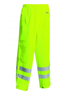 Pantalon de pluie Hi-Vis jaune fluorescent de Lyngsøe Rainwear