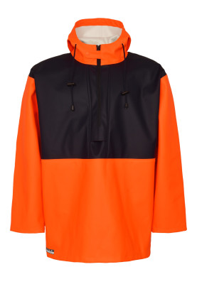 Anorak de pêcheur Lyngsøe Rainwear fluo orange/marine