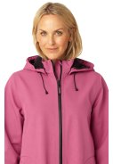 Manteau imperméable Softshell A-ligne Magenta Haze par Ilse Jacobsen 3