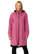 Manteau imperméable Softshell A-ligne Magenta Haze par Ilse Jacobsen 6