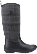 Botte femme Muck Boots Arctic Adventure noire à carreaux 2