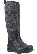 Botte femme Muck Boots Arctic Adventure noire à carreaux