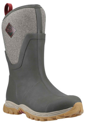 Bottes Muck Arctic Sport Mid II femme Olive/Tweed