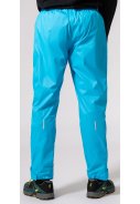 Pantalon de pluie léger néon bleu de Mac in a Sac avec zip intégral 4
