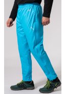 Pantalon de pluie léger néon bleu de Mac in a Sac avec zip intégral 6
