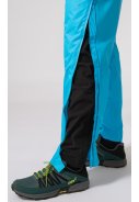 Pantalon de pluie léger néon bleu de Mac in a Sac avec zip intégral 3