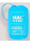 Poncho de pluie bleu fluo Mac in a Sac 2