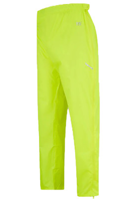 Pantalon de pluie jaune néon à zip intégral Mac in a Sac