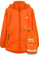 Veste de pluie enfant néon orange Mac in a Sac
