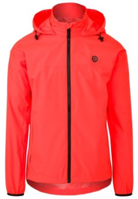 Veste de pluie Essential néon rouge / orange d’Agu Go