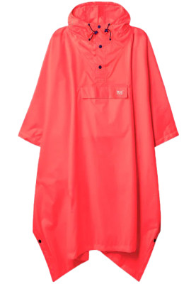 Poncho de pluie rose néon Mac in a Sac