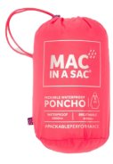Poncho de pluie rose néon Mac in a Sac 9