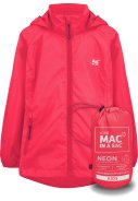 Veste de pluie enfant rose néon Mac in a Sac