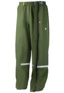 Pantalon de pluie noir avec fermeture éclair intégrale Hello Rain