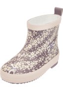 Botte de pluie courte violette à fleurs de Playshoes 2