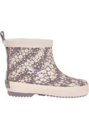 Botte de pluie courte violette à fleurs de Playshoes 3