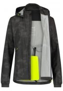 Veste de pluie compacte noire réfléchissante pour femme Commuter jacket d'Agu 4