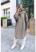 Poncho de pluie Reisenthel Mini Maxi taupe foncé | Léger et imperméable 3
