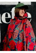 Poncho de pluie Maxiberry rouge Danepackit de Danefae 4
