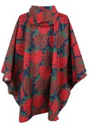 Poncho de pluie Maxiberry rouge Danepackit de Danefae 7