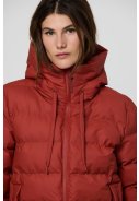 Veste de pluie puffer femme rouge (Red Ochre) Frost de Tantä 3