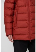Veste de pluie puffer femme rouge (Red Ochre) Frost de Tantä 4