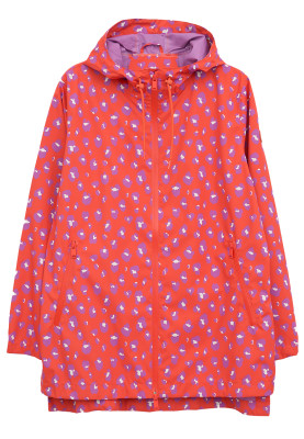Veste de pluie rouge imprimée Magla de Tänta