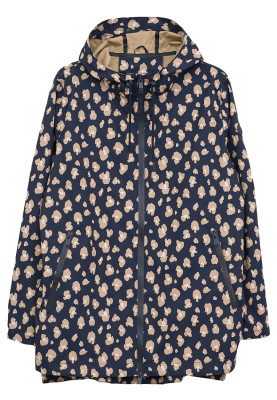 Veste de pluie bleu foncé à motif Magla de Tänta