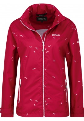 Imperméable femme rouge Salsa imprimé hirondelles Elena de Pro-X Elements