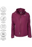 Veste de pluie fonctionnelle femme Frieda de Pro-X Elements rosewine 2