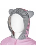Veste imperméable enfant Chat rose / gris de Playshoes 2