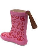 Botte de pluie enfant rose Fashion « Peace on Earth » de Bisgaard 3