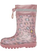 Bottes de pluie enfants rose à motif Leo durables de Playshoes 2