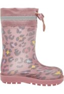 Bottes de pluie enfants rose à motif Leo durables de Playshoes 3