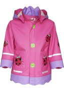Combinaison de pluie rose coccinelle de Playshoes 2