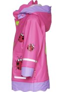 Combinaison de pluie rose coccinelle de Playshoes 3