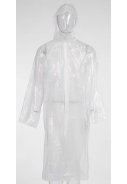 Imperméable jetable pour enfants rose + transparent avec fermeture à pression – 10 pièces 2