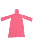 Imperméable jetable pour enfants rose + transparent avec fermeture à pression – 10 pièces 3