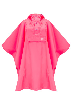 Poncho de pluie rose néon Mac in a Sac