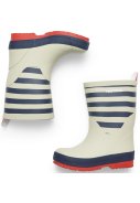 Bottes de pluie enfant Gränna rayées sable et bleu de Tretorn 4