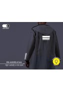Imperméable City Trench semi-transparent à bordure noire de Perletti 4
